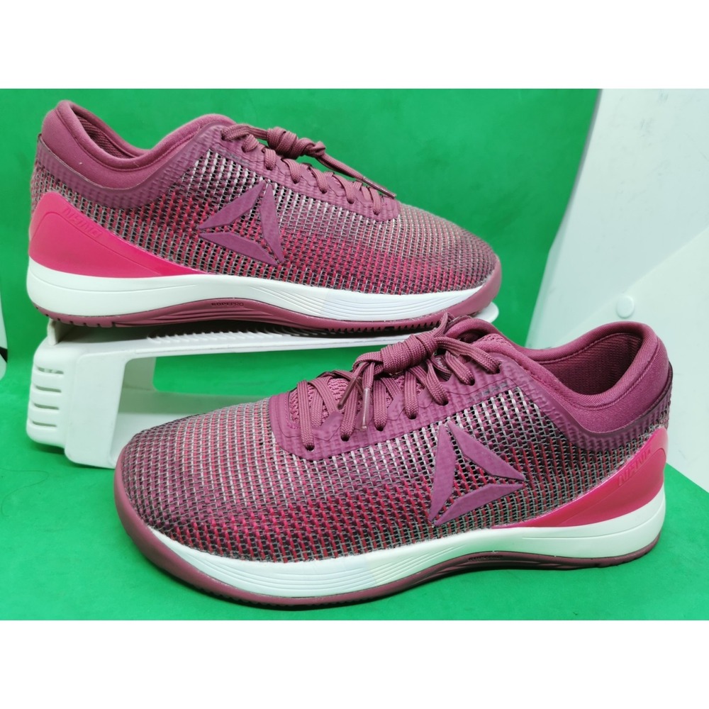Reebok Crossfit Nano 8.0 Training Walk Shoes Sneakers Pink Womens Sz 8 Athletic